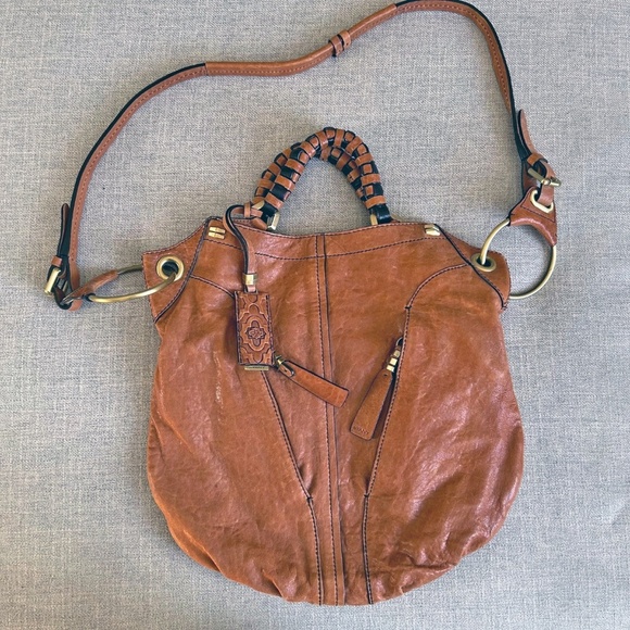 OrYANI Gwen 100% Leather Crossbody / Shoulder bag with handles. - Picture 8 of 14